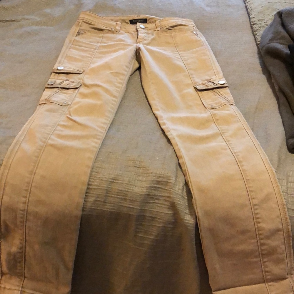 Black market White House khakis with detail